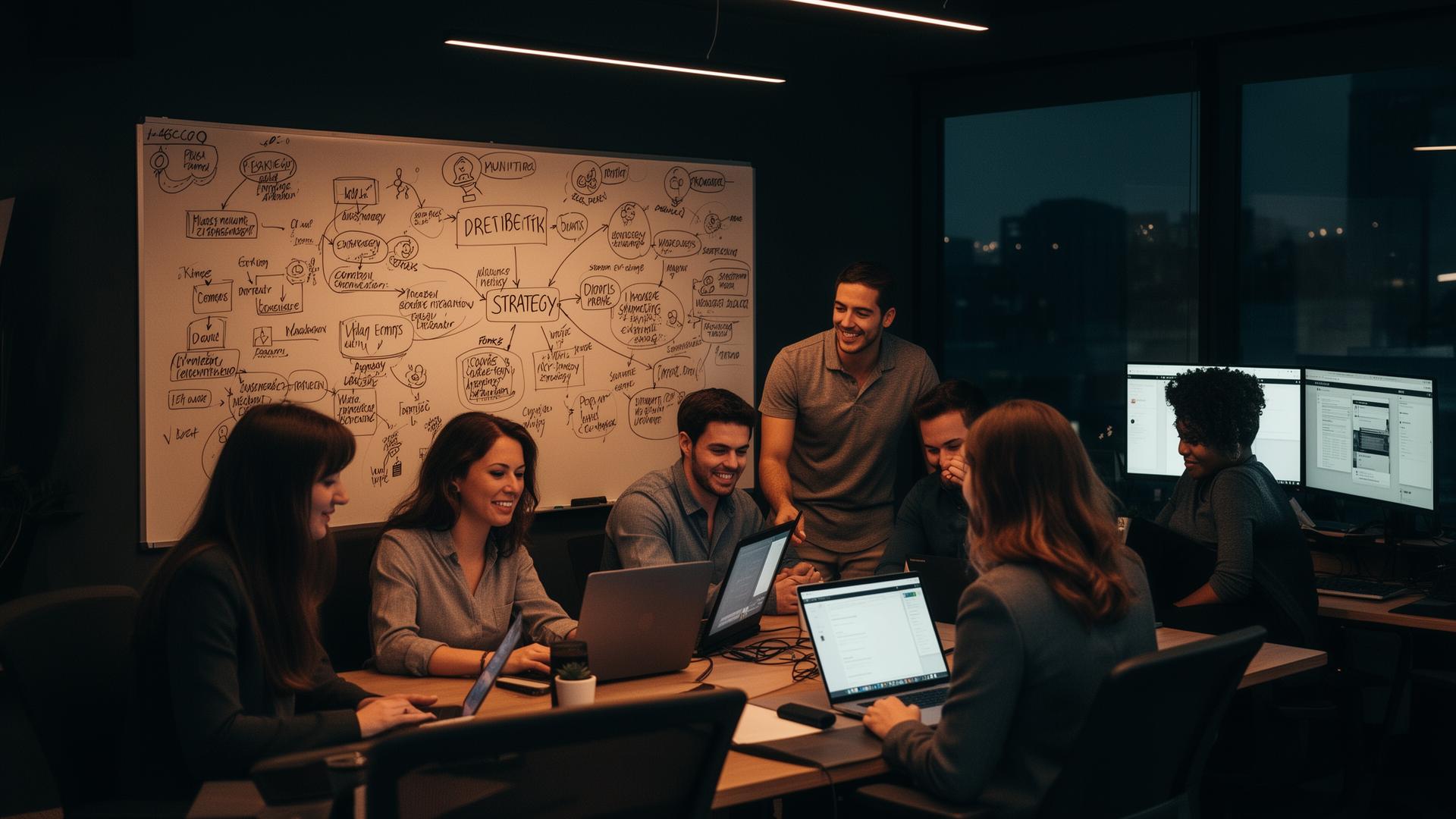 GoLevel Marketing team collaborating