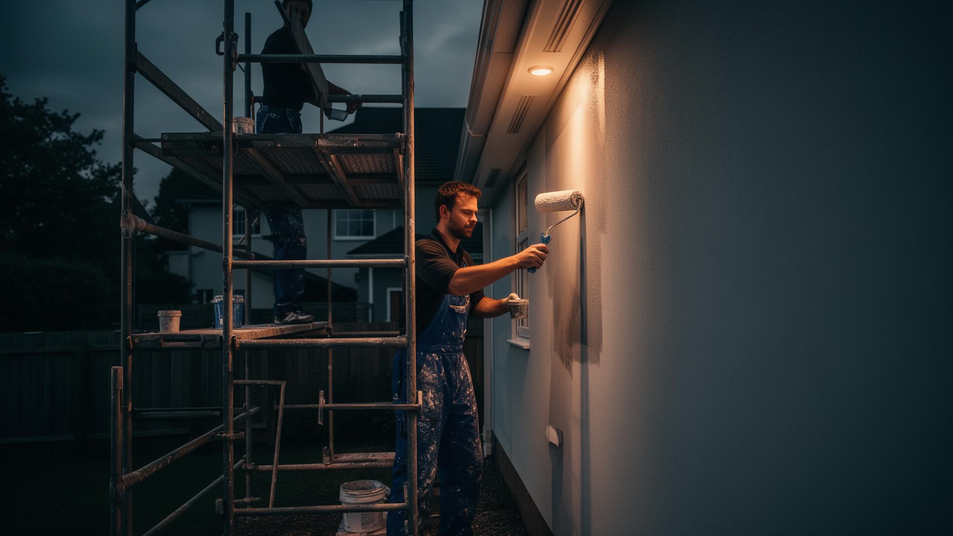 Painting Marketing professionals at work
